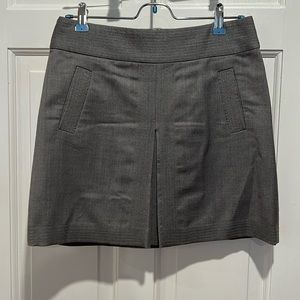 Jcrew gray mini skirt